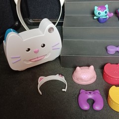 Gabby’s Dollhouse Lot Figures Accessories Pandy Paws DJ Catnip Mercat #1