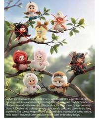 POP MART Dear Birds Series Plush Pendants – Set of 6 of 8 – No Boxes