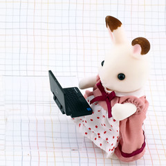 Calico Critters Blind Bag PC Computer Electronics 1 Random Desk Accessory