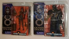 Lot Of 2 Todd McFarlane Ultima Online Black Thorn & Captain Dash Action Figures^