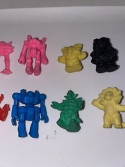 Japan 80s Popy Kaiju Keshi Ultraman Rubber Eraser Vinyl Soft Figure Lot 12