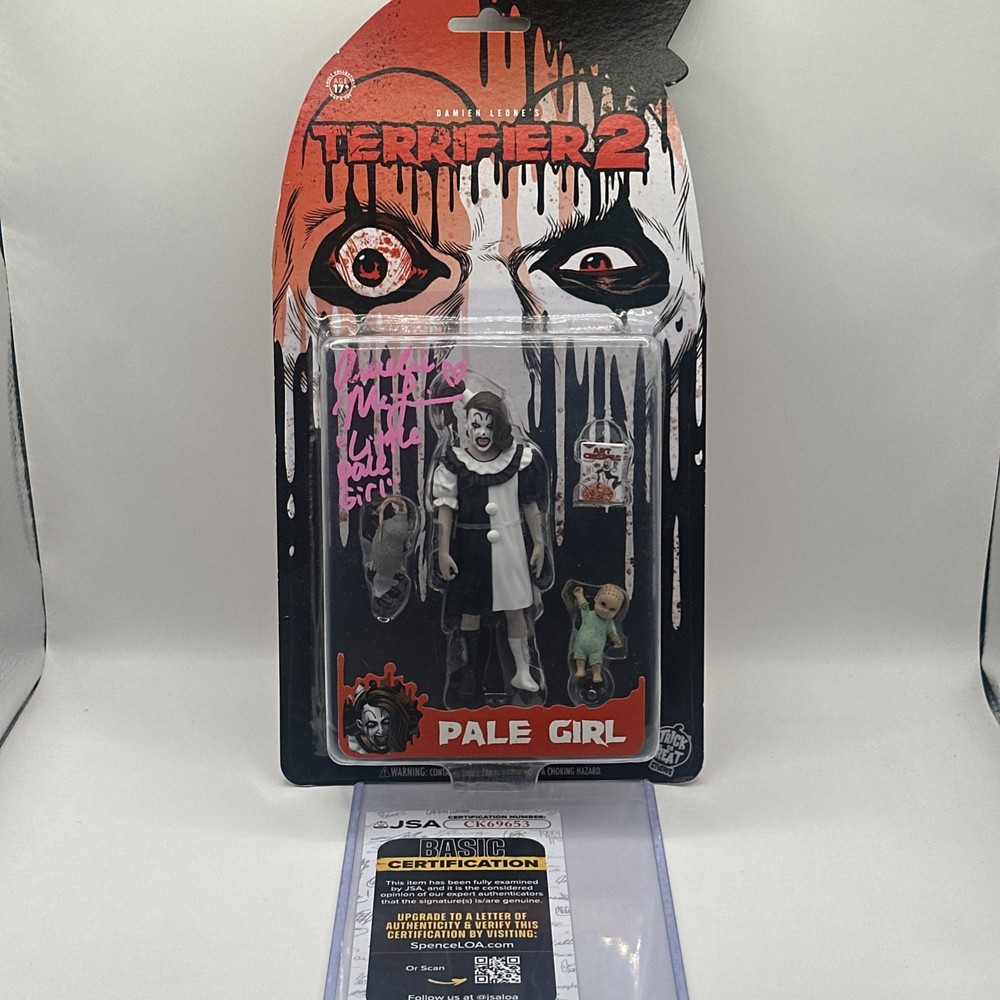 TERRIFIER 2 🔥 AMELIE McLAIN ~ PALE GIRL 🔥 Signed JSA/CGC Mint On Card