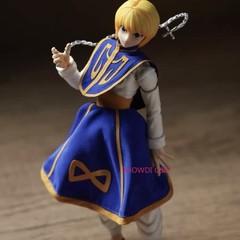 1/12 Custom Wired Blue Top+Skirt For 6” SHF Kurapika Action Figure（No Figure）