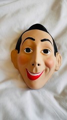 PEE-WEE HERMAN 1987 VINTAGE COSTUME HALLOWEEN MASK NEW