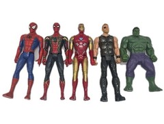 MARVEL AVENGERS FIGURES HULK CAPTAIN AMERICA SPIDERMAN IRON MAN THOR 10″ 12″ [90