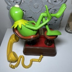 Vintage Kermit the Frog 1983 Telephone Rare Jim Henson Landline UNTESTED