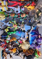 Vintage Mixed Figure Toy Lot PVC Cereal fast food Premiums Toys Smalls Legos Etc