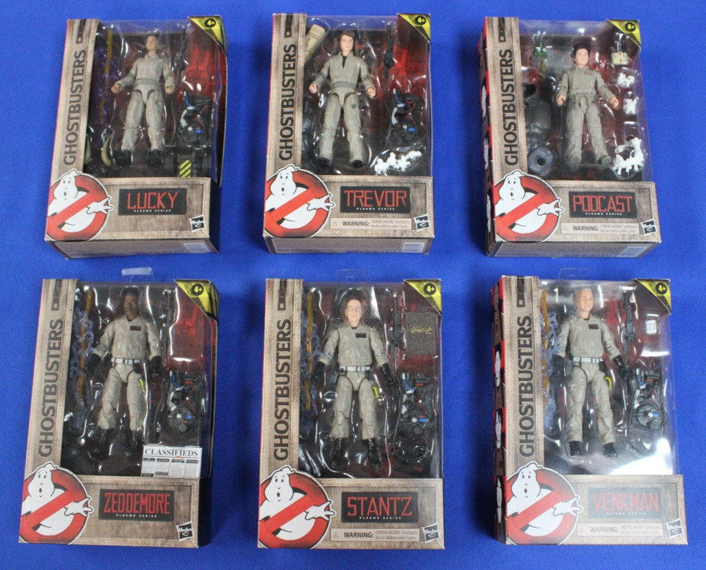 Hasbro 2021 Ghostbusters Plasma Series Afterlife Build a Ghost Figure Lot of 6