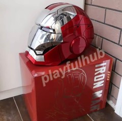 US AUTOKING Iron Man MK5 1:1 Helmet Wearable Voice-controlled Mask Cosplay Prop