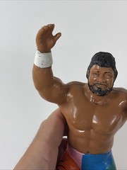WWF LJN Superstars 1989 Haku Black Card Wrestling Action Figure WWE