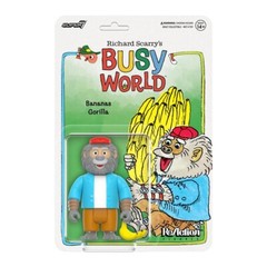 Bananas Gorilla Busy World Richard Scarry’s Super 7 Reaction Action Figure