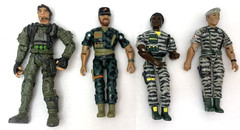 Vintage Lot-4 Lanard The Corps 3.75″ Action Figures Loose Military