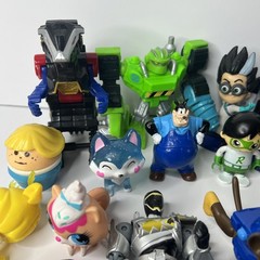 42 Assorted Toy Figurines Action Figures PJ Masks Paw Patrol & More Junk Drawer
