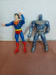 Vintage Superman Man of Steel Lot of 2 DC Comics Kenner Super Hero Toys