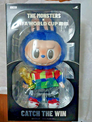POP MART Labubu The Monster FIFA World Cup Catch The Win Sealed Figure 38 cm
