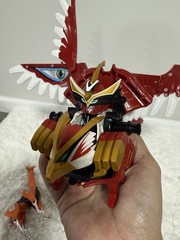 Bandai Power Rangers Wild Force Deluxe DX Isis Megazord (Gao Icarus) Complete