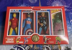 Disney Parks 2026 Mego Marvel Avengers 4 Pk Thor Hulk Captain America Iron Man
