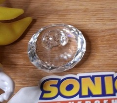 Sonic the Hedgehog SUPER SILVER 4″ Figure Emerald Jakks Pacific