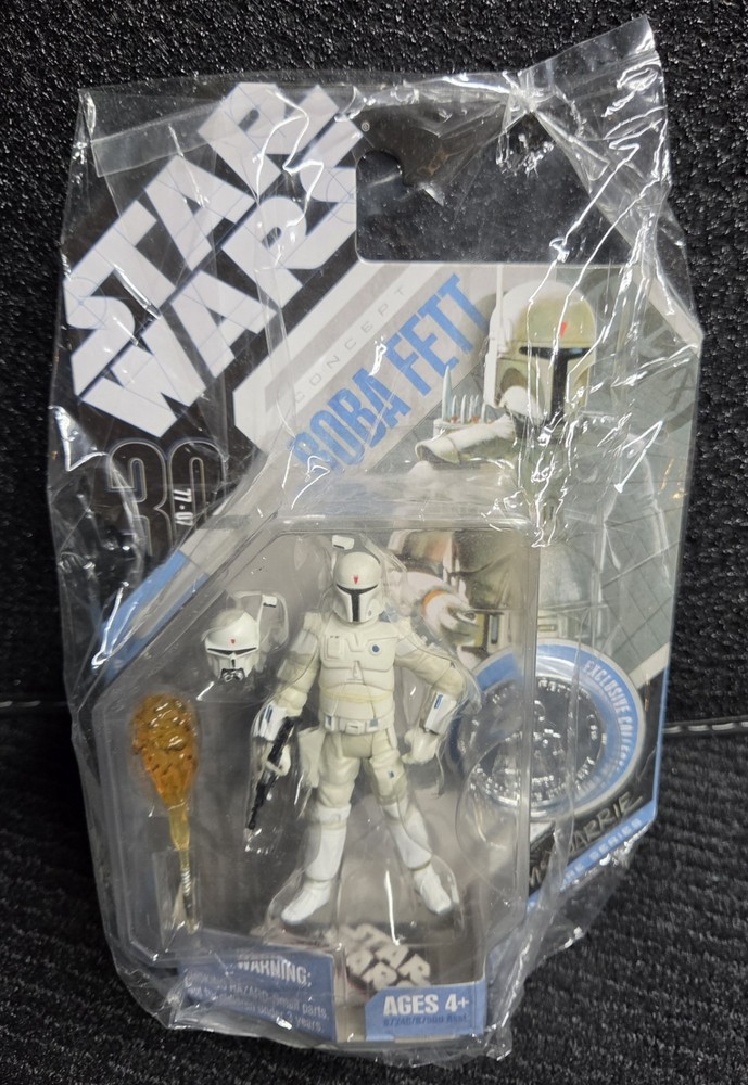 Star Wars 30th Anniversary Boba Fett McQuarrie Concept Silver Coin NEW
