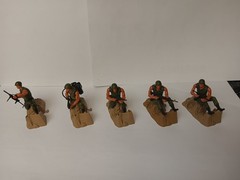 1974 Mattel heroes in Action Soldiers: 6-10