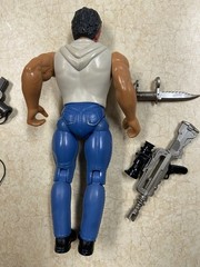 John Rambo 1985 Coleco Figures X2 With Few Weapons Not Complete
