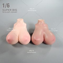 1:6 Female Breast Cover Big Bust Replacement Model For 12” PH TBL Figure Body