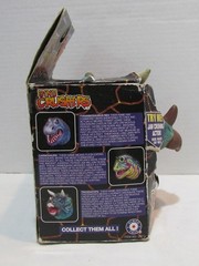 DINO CRUSHERS TRICERATOPS DINOSAUR RUBBER HAND PUPPET PLACO TOYS 1996 W/ BOX