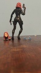 Marvel Legends Infinity Saga Black Widow. Complete w/ extra head and hands.