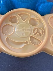 Sesame Street Cookie Monster Play Doh Letter Lunch & Tray 2010 Hasbro