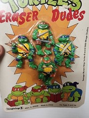 1989 Mirage Teenage Mutant Ninja Turtles Eraser Dudes New In Package