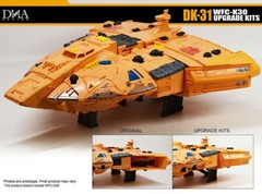 New DNA Design DK-31 Upgrade Kits for WFC-K30 Kingdom Titan Autobot Ark in stock
