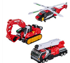 Metal Cardbot S FLAMENOVA Flame Nova Red Fire Truck Cars Transforming Robot 2025