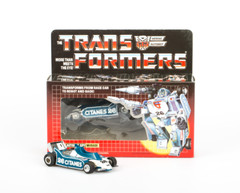 TRANSFORMERS G1 Reissue Mirage Blue / Clear Black/Gold Red Free SpeedPAK Ship