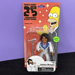 NECA The Simpsons JAMES BROWN 25th Anniversary 5 Inch Action Figure Series 1 New