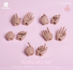 worldbox 1/6 AT202 Girl Fat Legs Flexible Action Figure Body