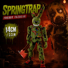 FNAF Springtrap Freddy Fazbear 3D Printed Action Figure Collectible Toy