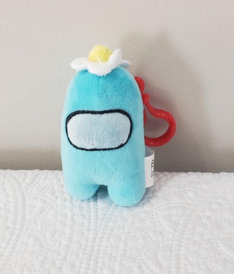 Among Us Plush Stuffed Animal Keychain 3”