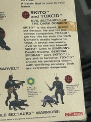Vintage 1984 Coleco SECTAURS Warriors of Symbion SKITO and TOXCID action figure