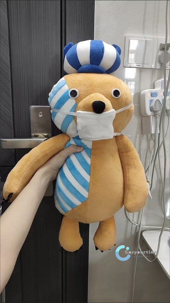 60Cm Anime Perona Zombie Bear Kumasy Plush Toy Stuffed Bear Cos Doll Xmas Gift