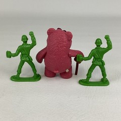Disney Toy Story Lotso Huggin’ Bear Cane Green Army Men Soldiers Figures Bundle
