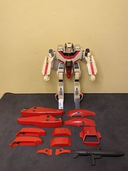 Transformers G1 Jetfire w/ Accessories & Spec Card – 1985 Hasbro Vintage READ