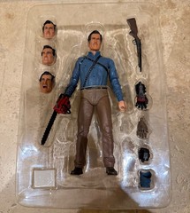 NECA Evil Dead 2 and Ash vs Evil Dead Ash and Eligis Demon Figures
