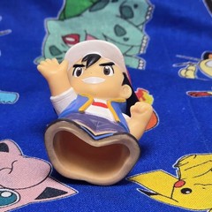 Pokemon Ash Ketchum Trainer Figure Finger Puppet 2020 Nintendo Bandai Japan USA