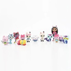 13PCS Gabby’s Dollhouse Action Figures Set Cute Doll Collection Kids Toy Gift