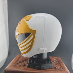 2 Power Rangers Legacy White And Red Ranger Replica Helmet Mini 1:4 Scale used
