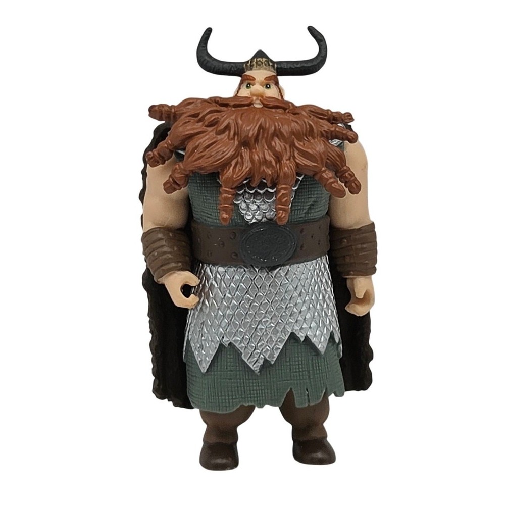 How To Train Your Dragon Stoick The Vast 3.25″ Action Figure 2010 Very Good