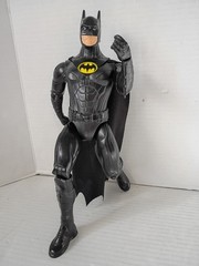 DC Batman The Flash Michael Keaton 12 Inch action figure toy black yellow 1:12