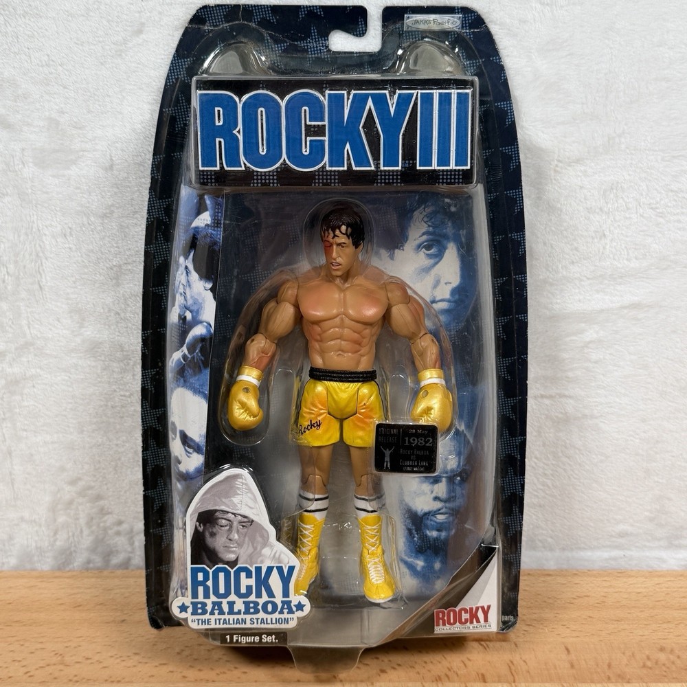 JAKKS Rocky III Rocky Balboa Italian Stallion Figure After Clubber Lang Fight