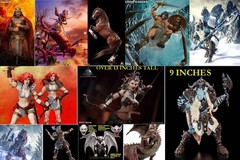 MEZCO KING CONAN HORSE RED SONJA MEDUSA AESIR CENTAUR VAMPIRE FROST GIANT preord