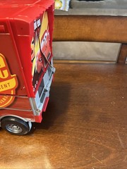 Disney Cars Super Track Mack Transforming Truck and Racetrack W/ 1 car. Working